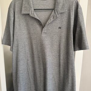 Travis Mathew Mens Gray Polo Shirt